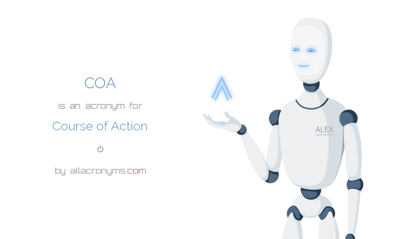 what is the primary method of conducting course of action coa analysis