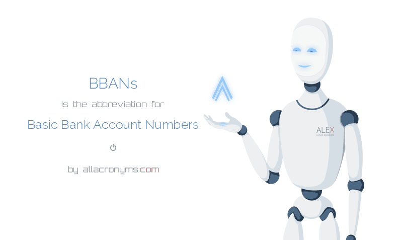 Bbans Basic Bank Account Numbers