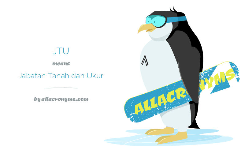 JTU - Jabatan Tanah dan Ukur