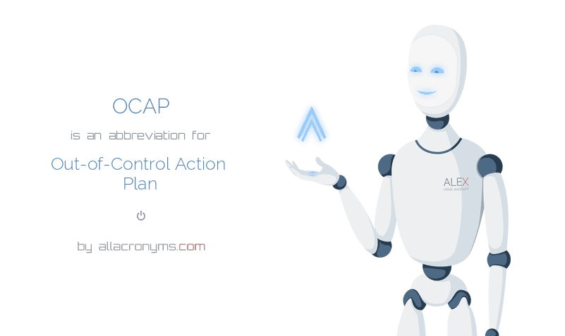 OCAP Out-of-Control Action Plan