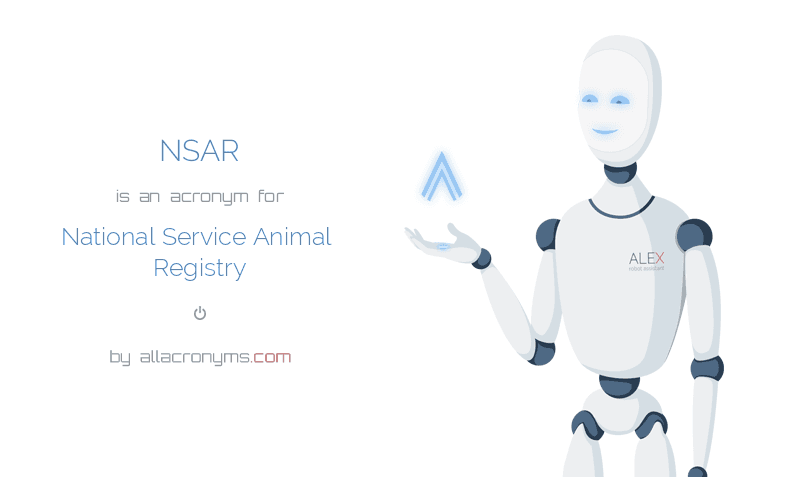 NSAR - National Service Animal Registry NSAR - National Service Animal Registry