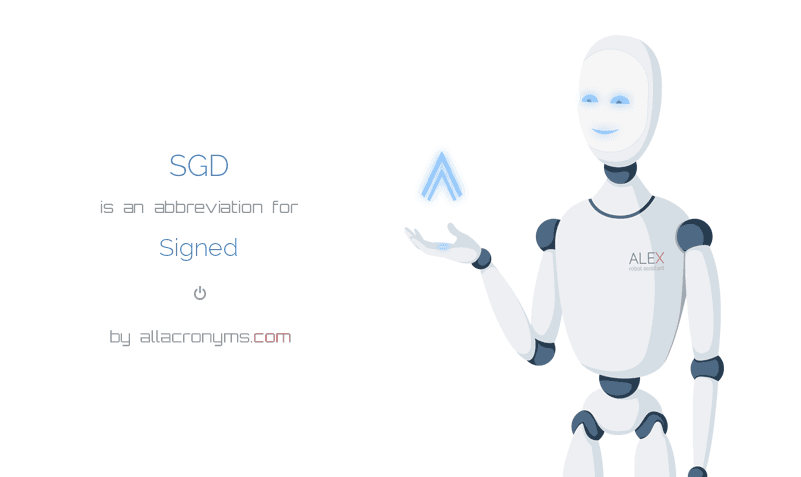 SGD Signed sgd-signed