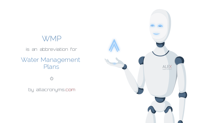 WMP Water Management Plans