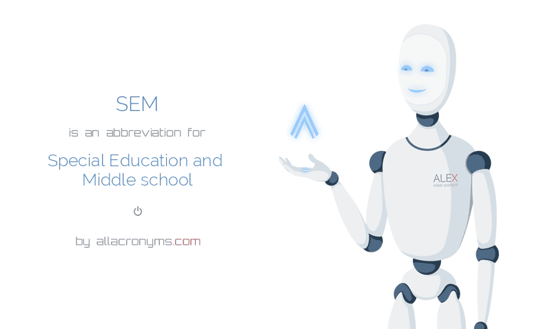 Sem Special Education And Middle School