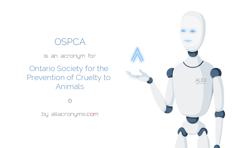 OSPCA - Ontario Society for the Prevention of Cruelty to Animals